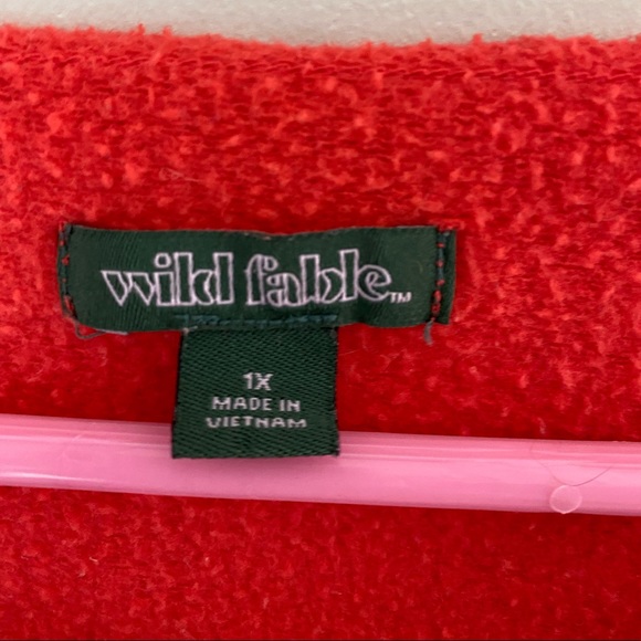 Wild Fable Red Cropped Sweatshirt. Size 1x. (Fits more like a L) - Picture 3 of 3